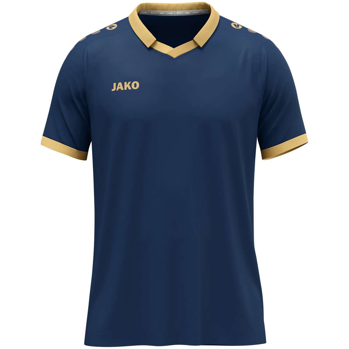 Maillot JAKO Glory marine et or, cinquantenaire Handball Pays Rochois