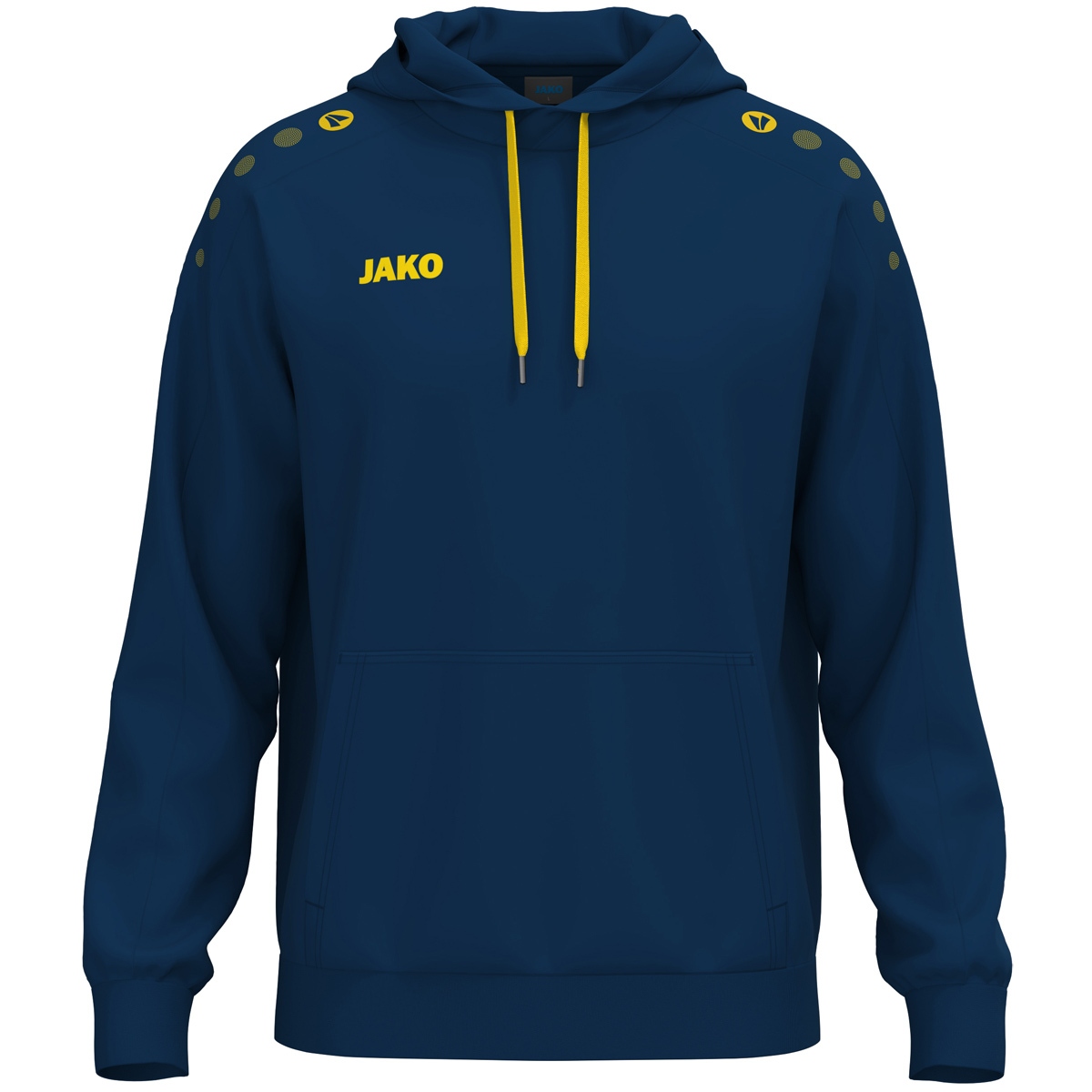 Sweat à capuche JAKO One marine et citron Handball Pays Rochois